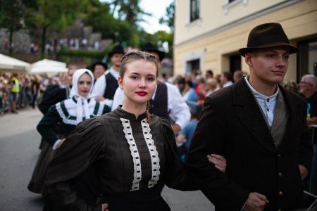 Izjemen obisk zaznamoval 50. Dneve narodnih noš in oblačilne dediščine v Kamniku (Blaž T. Muc)  (84)